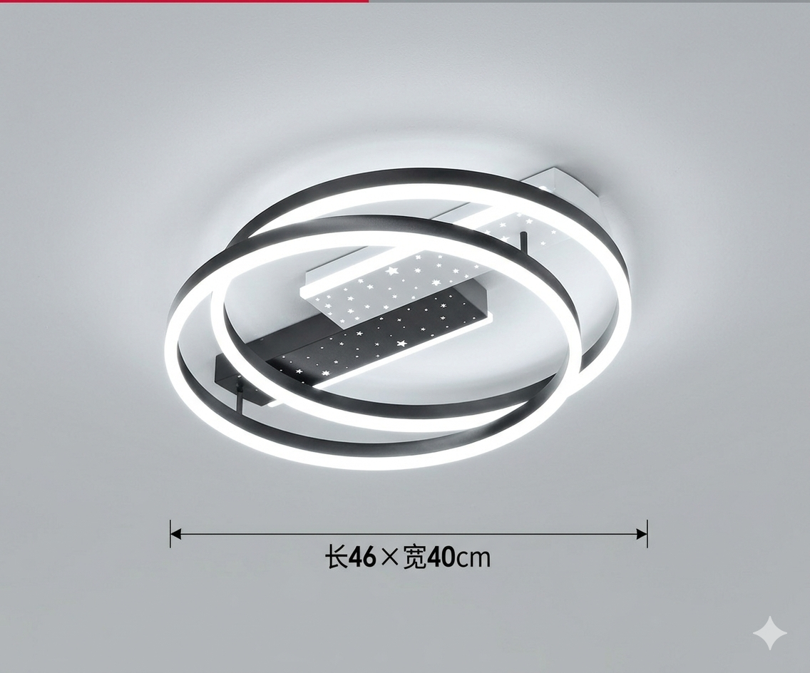 Modern, Minimalist Flush-Mount Led Ceiling Light