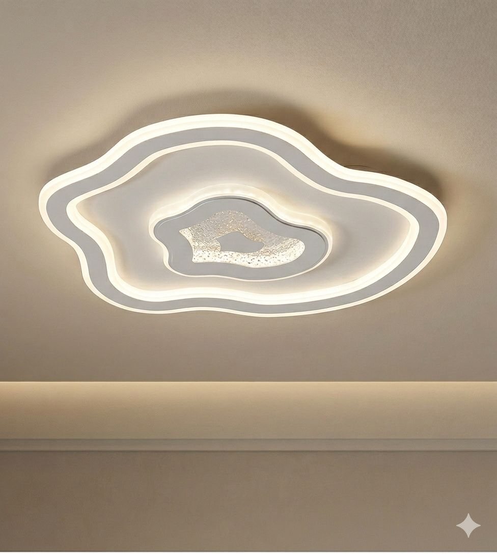 Organic-Shaped Ceiling Light