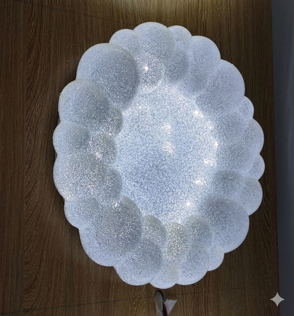 Glam-Organic Modern Led Ceiling Light