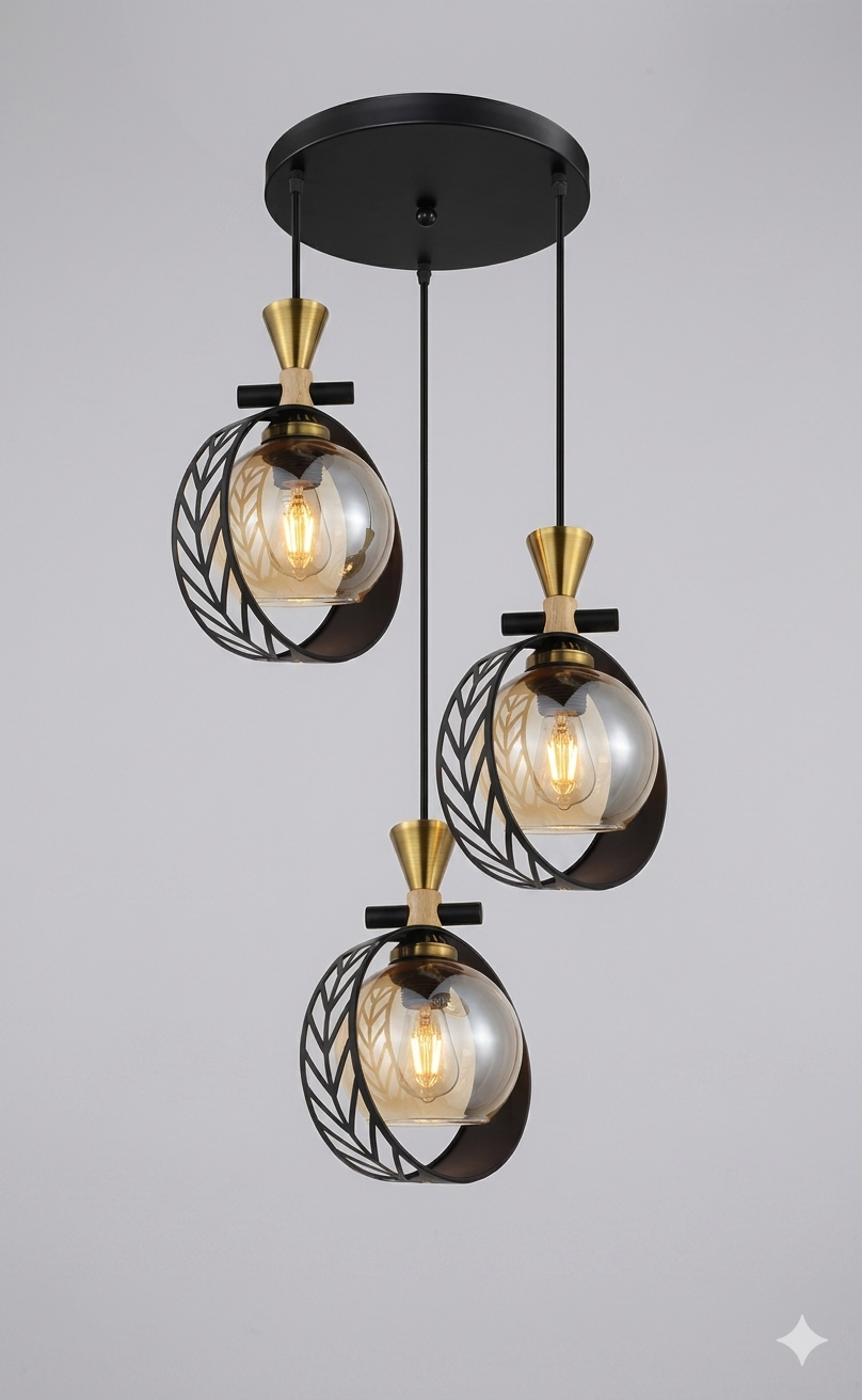 A Modern Multi-Light Cluster Pendant